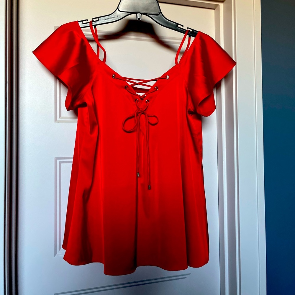 Boston Proper sexy red top! Sz XS
